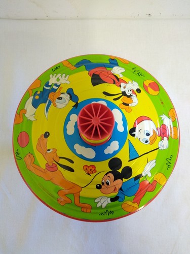 Jouet ancien mickey - toupie, /